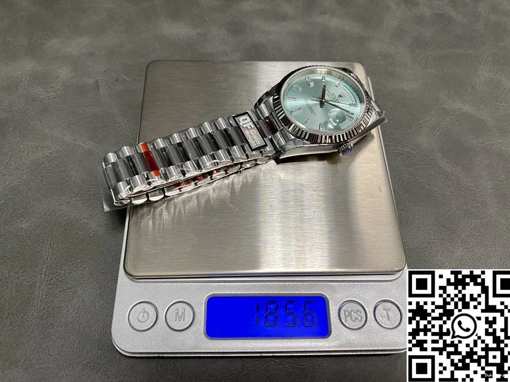 QF Factory M228236-0006 Dial Date v5 Tungsten Rolex Blue Day Steel 0517